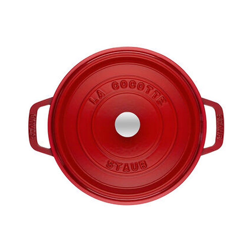 Staub B La Cocotte Döküm Tencere Yuvarlak 24 cm KırmızıStaub