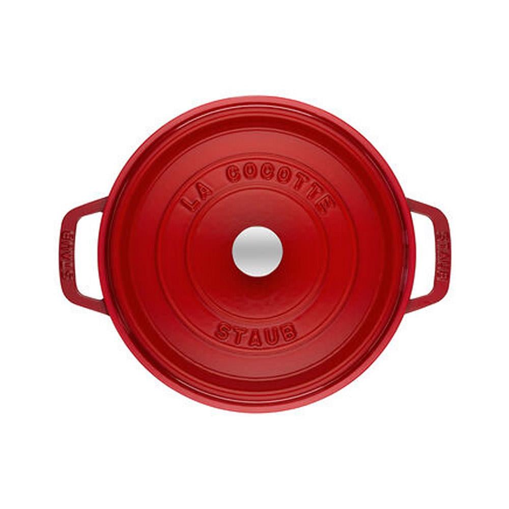 Staub B La Cocotte Döküm Tencere Yuvarlak 28 cm KırmızıStaub