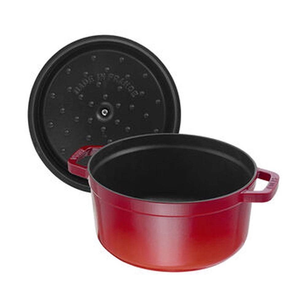 Staub B La Cocotte Döküm Tencere Yuvarlak 24 cm KırmızıStaub