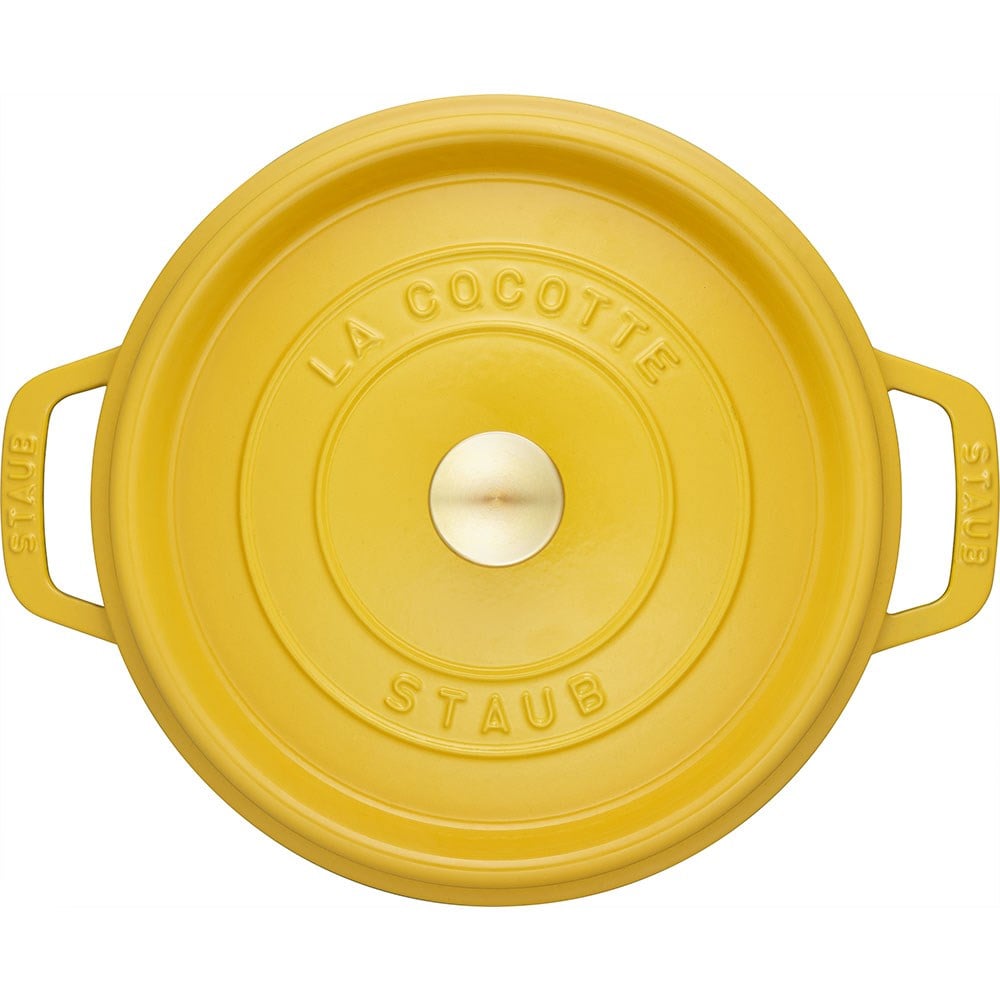 Staub B La Cocotte Döküm Tencere Yuvarlak 24 cm Limon SarısıStaub