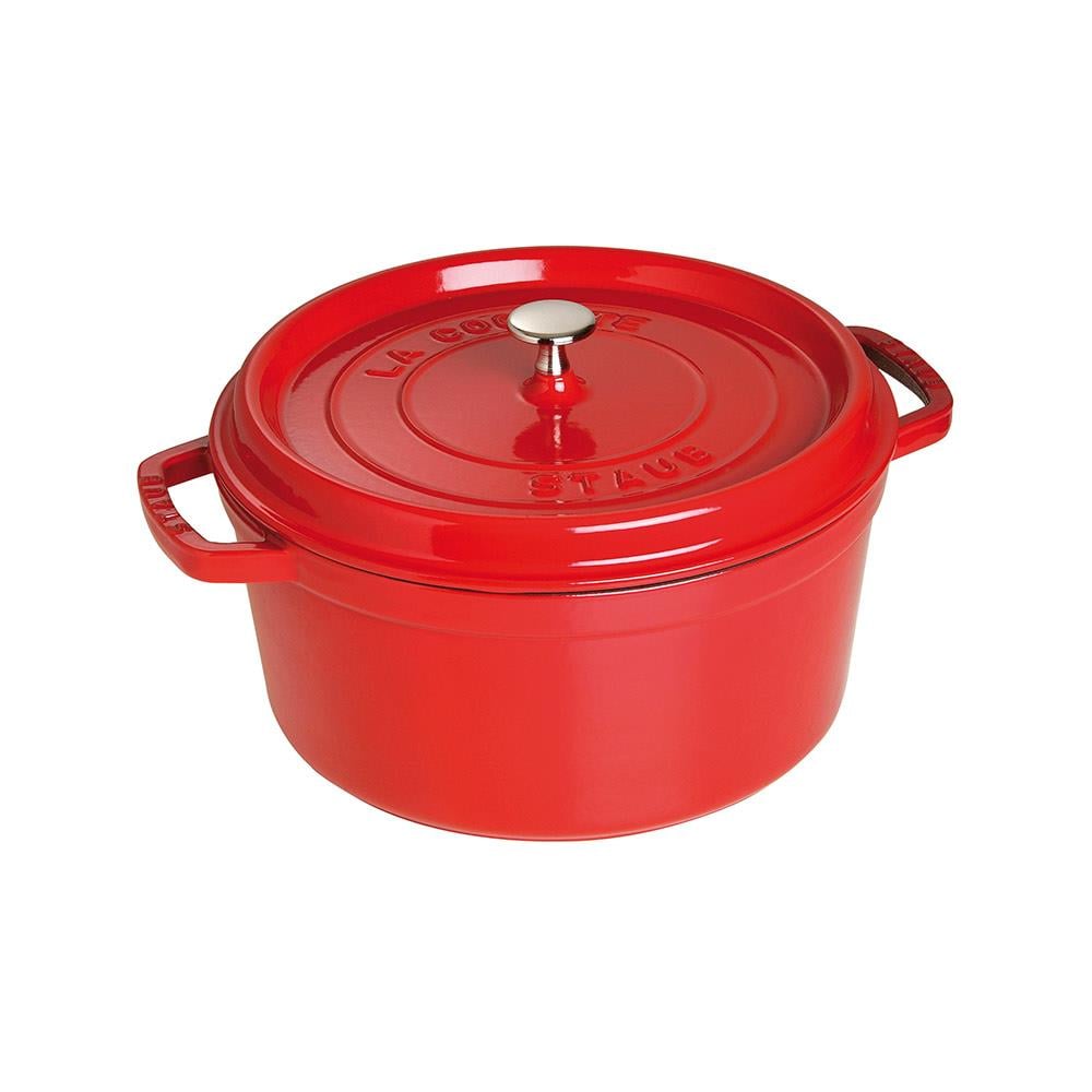 Staub B La Cocotte Döküm Tencere Yuvarlak 28 cm KırmızıStaub