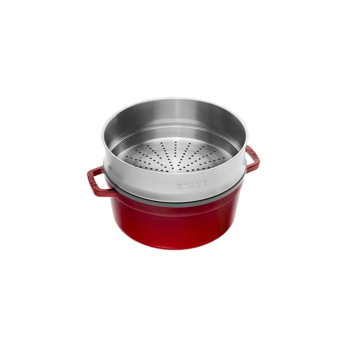 Staub Buharda Pişirmeli Döküm Tencere 26 cm KirazStaub