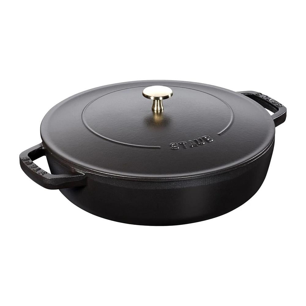 Staub Chistera Döküm Tencere 24 cm SiyahStaub