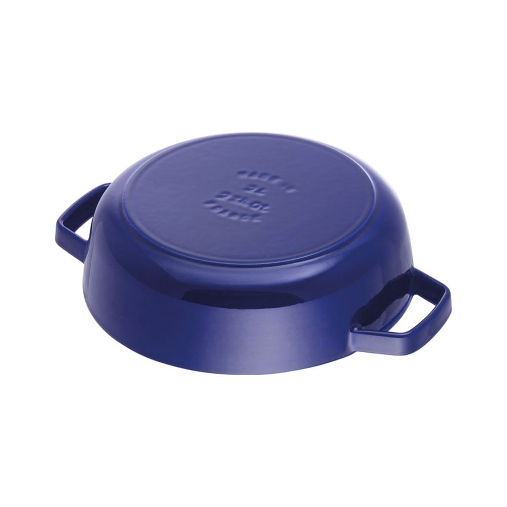 Staub Chistera Yağmur Efektli Döküm Tencere 28 cm Koyu MaviStaub