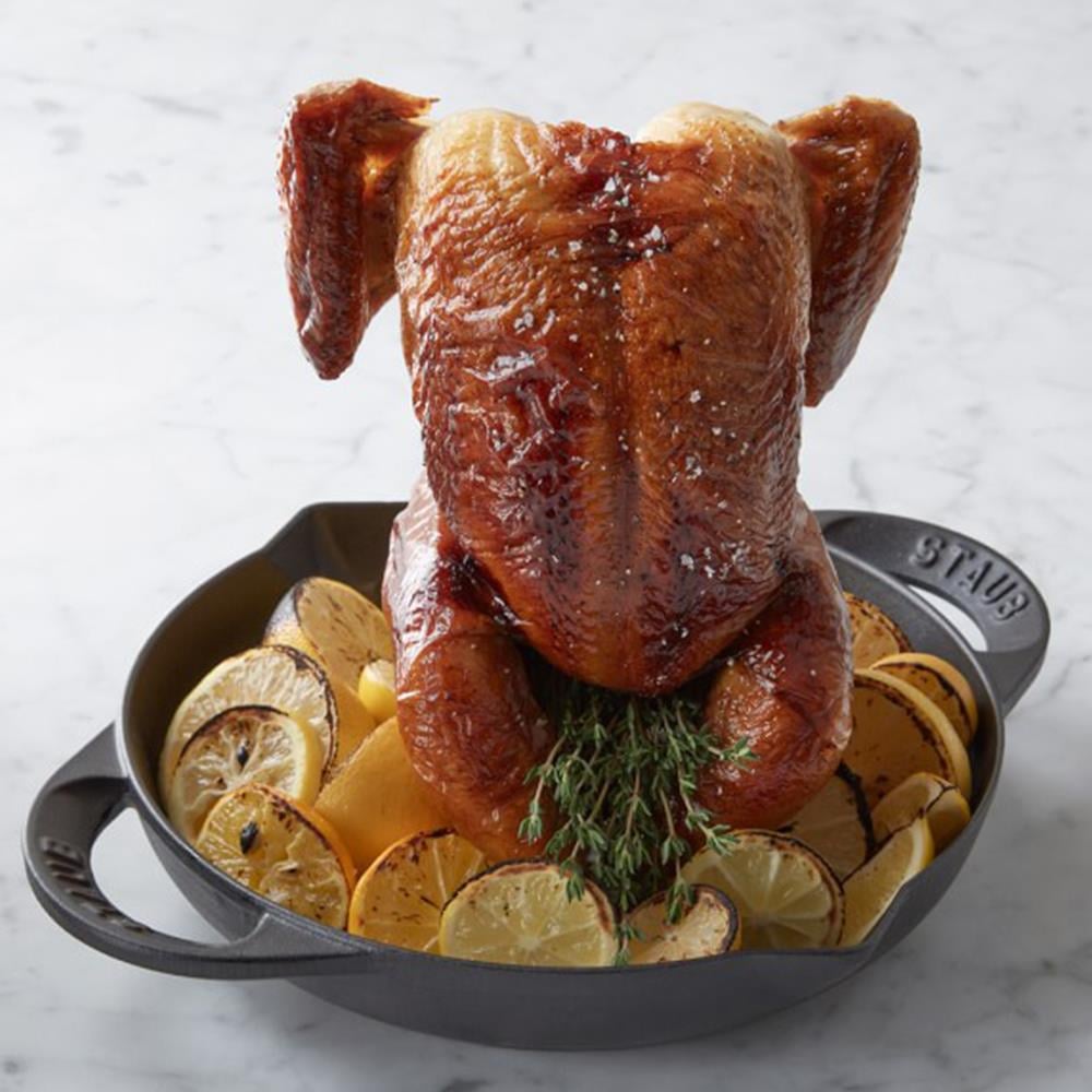 Staub Döküm Fırında Tavuk Pişirici 24 cm SiyahStaub