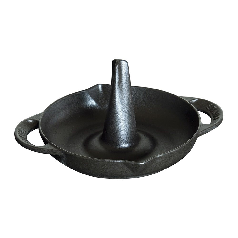 Staub Döküm Fırında Tavuk Pişirici 24 cm SiyahStaub