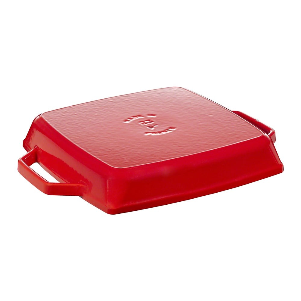 Staub Döküm Izgara Çift Kulplu 33 x 33 cm KirazStaub
