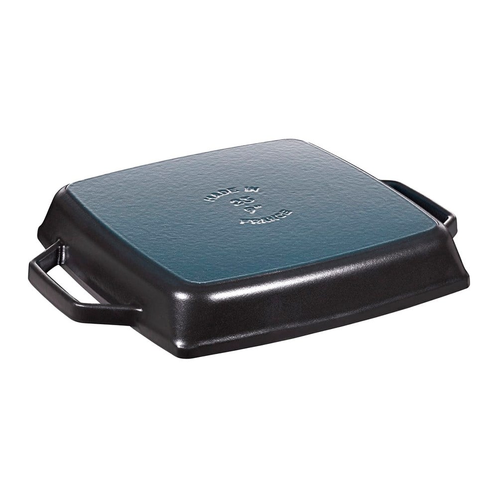 Staub Döküm Izgara Tava Çift Kulplu 23 x 23 cm SiyahStaub