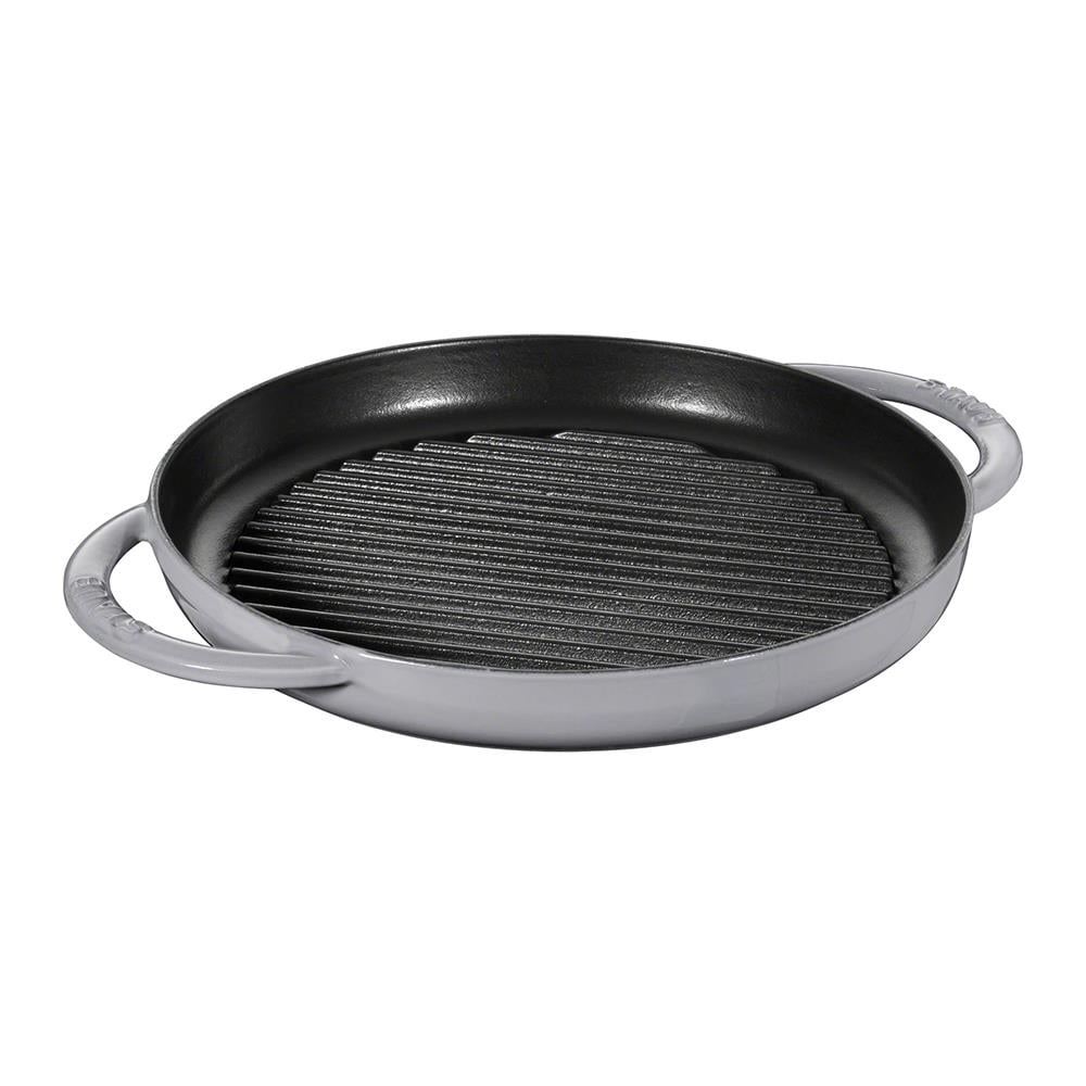 Staub Döküm Izgara Yuvarlak Çift Kulplu 26 cm GriStaub