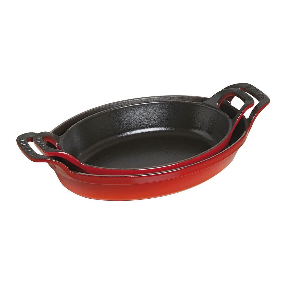 Staub Döküm Sahan Oval 21 cm KirazStaub
