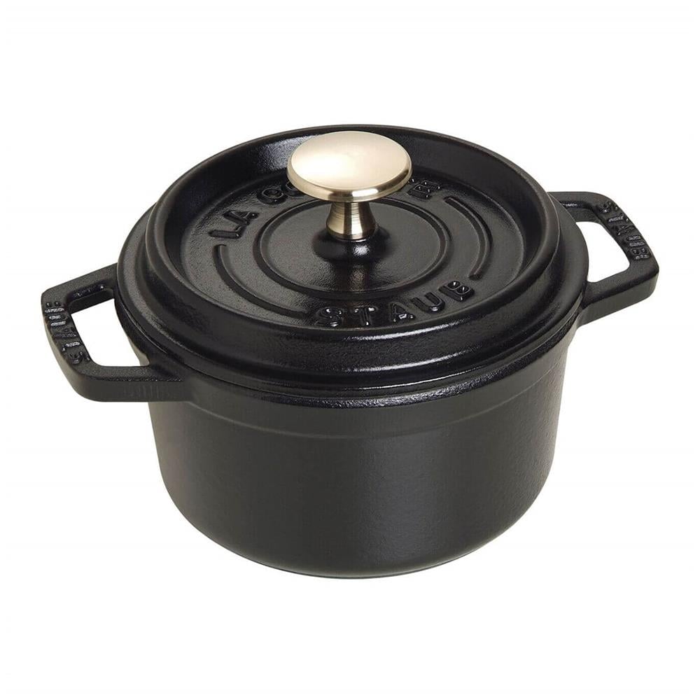 Staub Döküm Tencere Yuvarlak 14 cm SiyahStaub