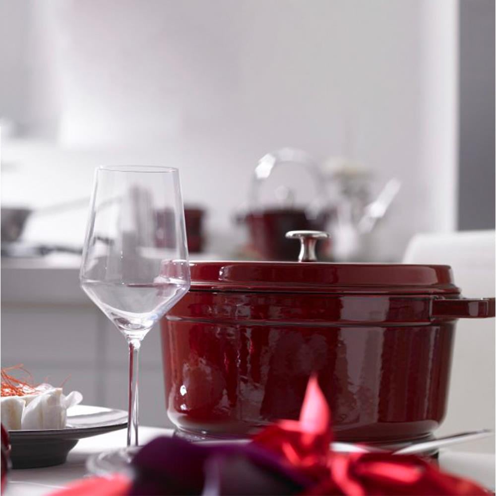 Staub Döküm Tencere Yuvarlak 20 cm BordoStaub