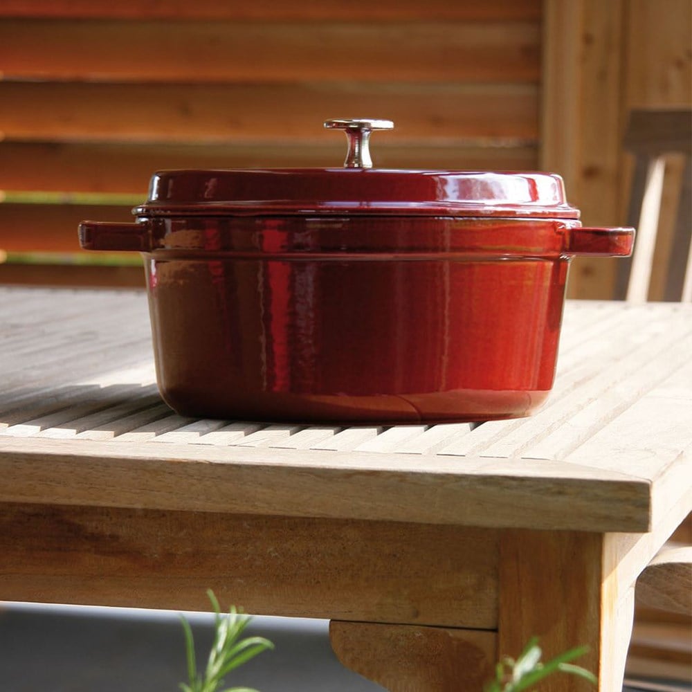 Staub Döküm Tencere Yuvarlak 20 cm BordoStaub