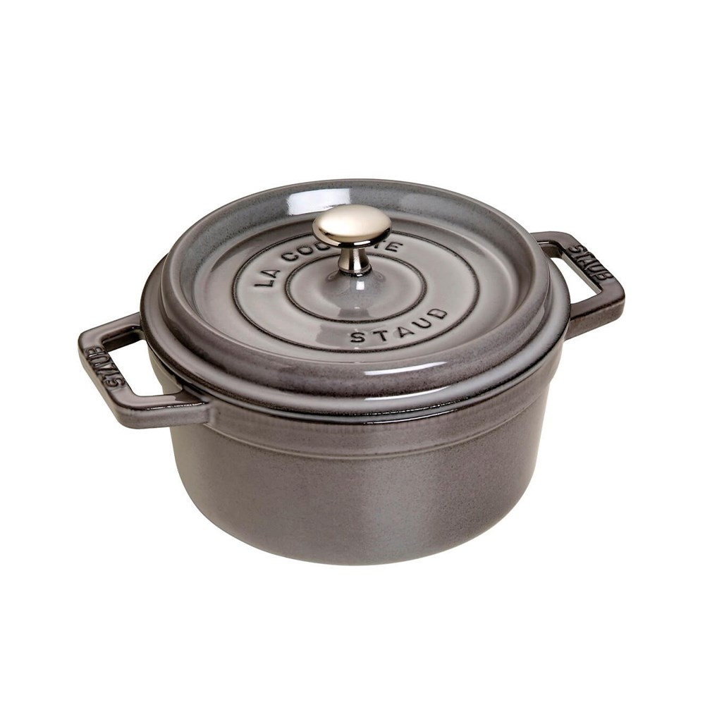 Staub Döküm Tencere Yuvarlak 20 cm Grafit GriStaub