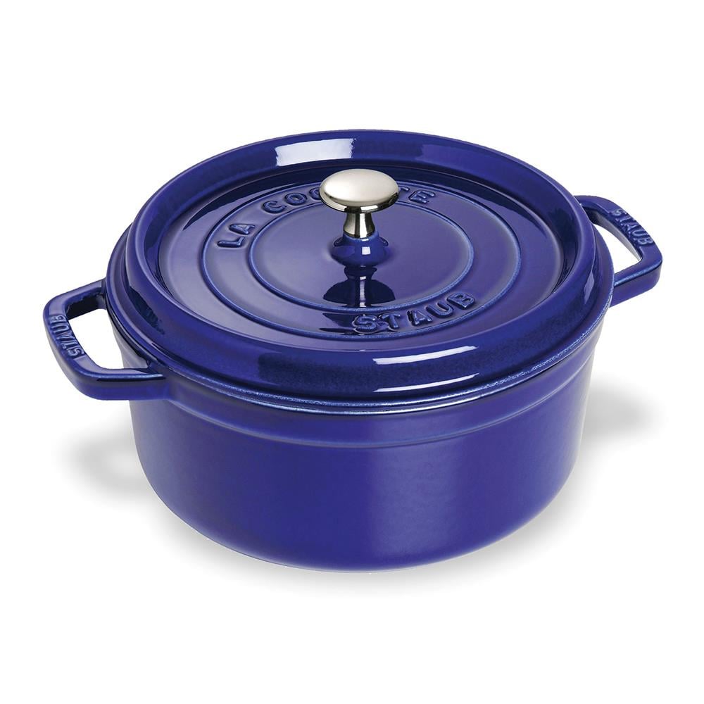 Staub Döküm Tencere Yuvarlak 20 cm Koyu MaviStaub
