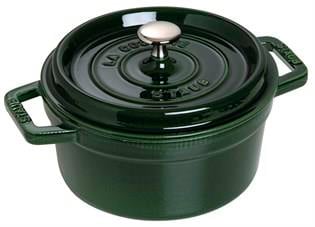 Staub Döküm Tencere Yuvarlak 22 cm Fesleğen YeşiliStaub