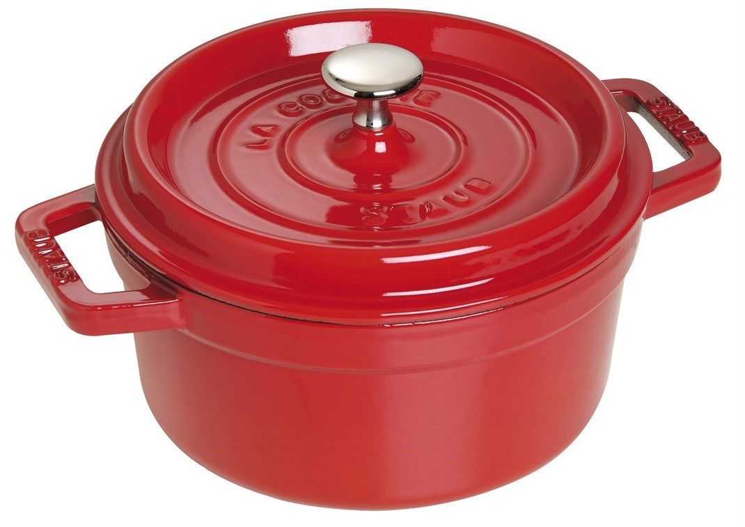 Staub Döküm Tencere Yuvarlak 22 cm KirazStaub