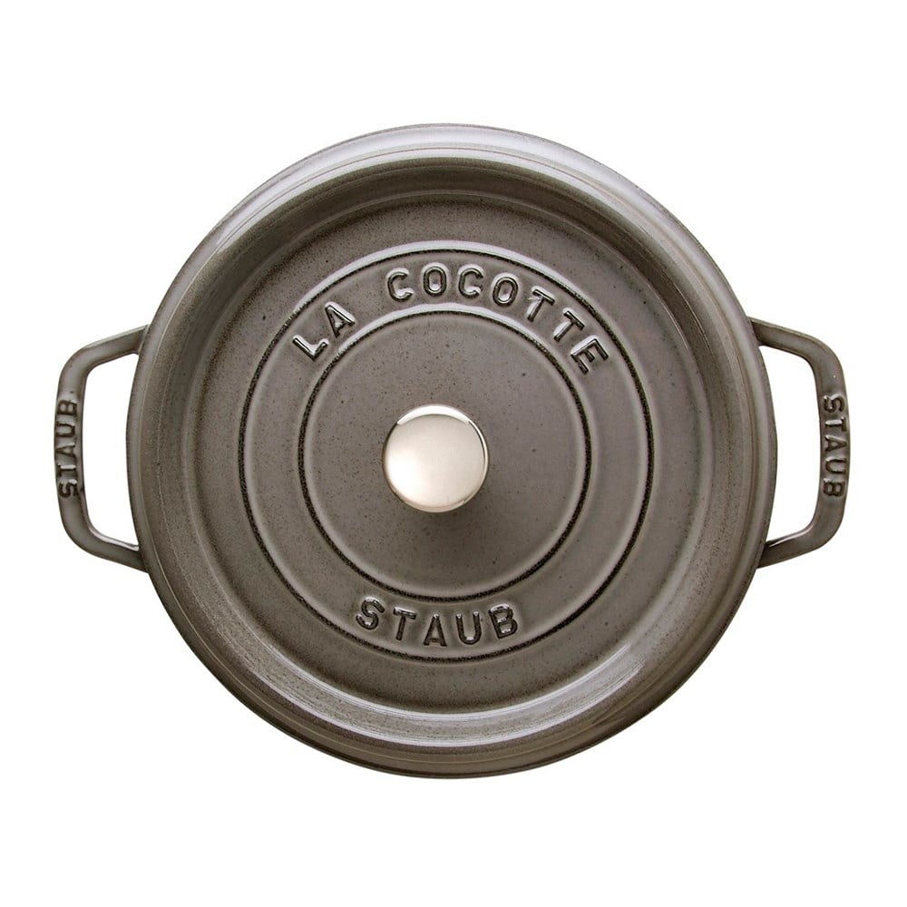 Staub Döküm Tencere Yuvarlak 24 cm Grafit GriStaub