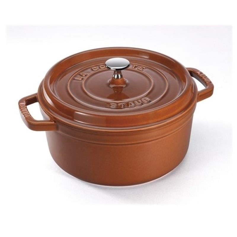 Staub Döküm Tencere Yuvarlak 24 cm TarçınStaub