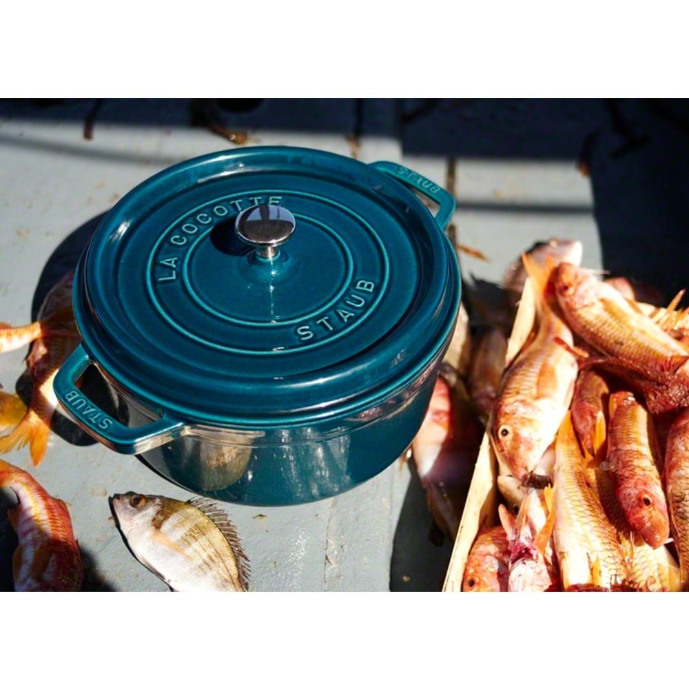 Staub Döküm Tencere Yuvarlak 26 cm Akdeniz MavisiStaub