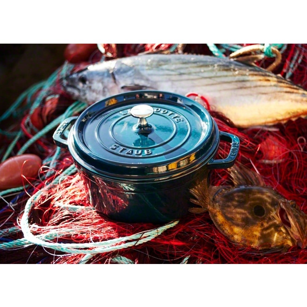 Staub Döküm Tencere Yuvarlak 26 cm Akdeniz MavisiStaub