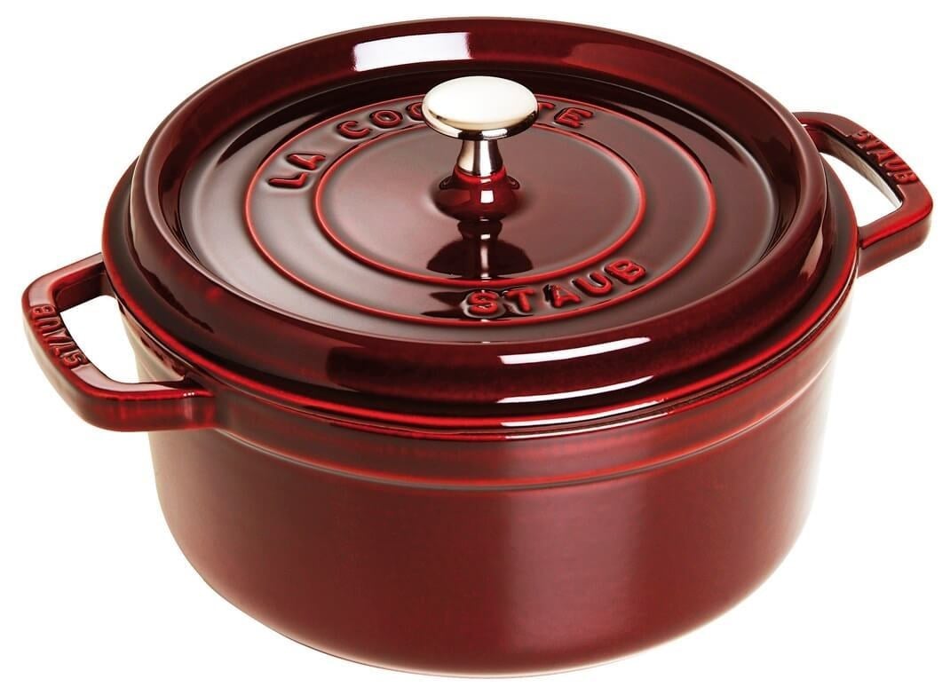Staub Döküm Tencere Yuvarlak 26 cm BordoStaub