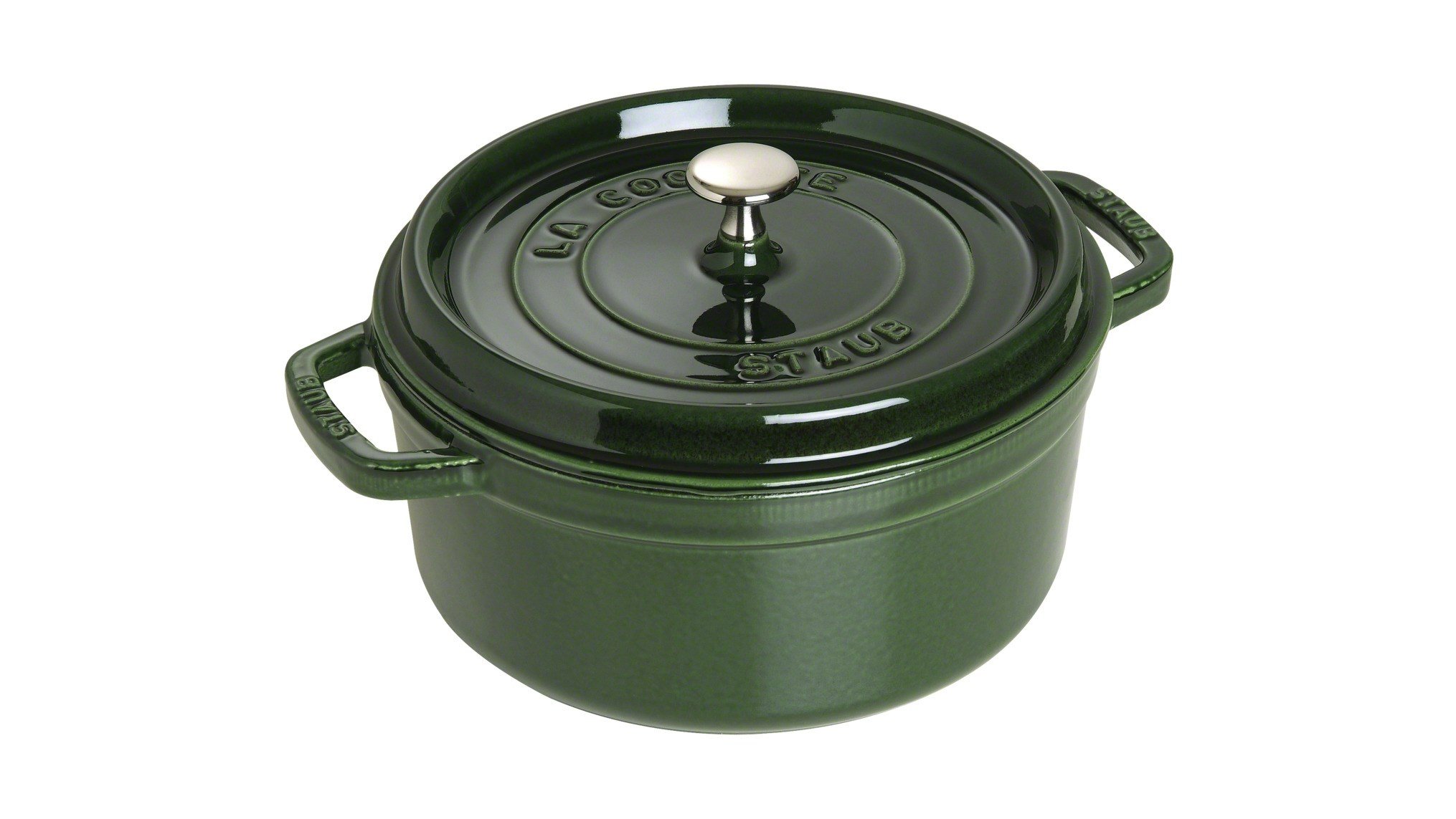 Staub Döküm Tencere Yuvarlak 26 cm Fesleğen YeşiliStaub