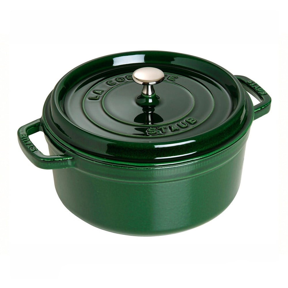 Staub Döküm Tencere Yuvarlak 26 cm Fesleğen YeşiliStaub