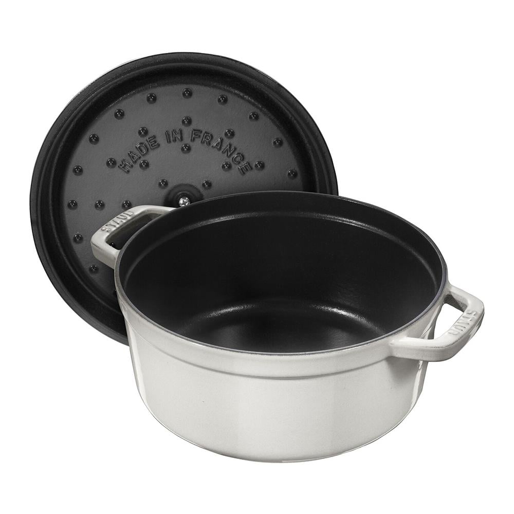 Staub Döküm Tencere Yuvarlak 26 cm Trüf BeyazıStaub