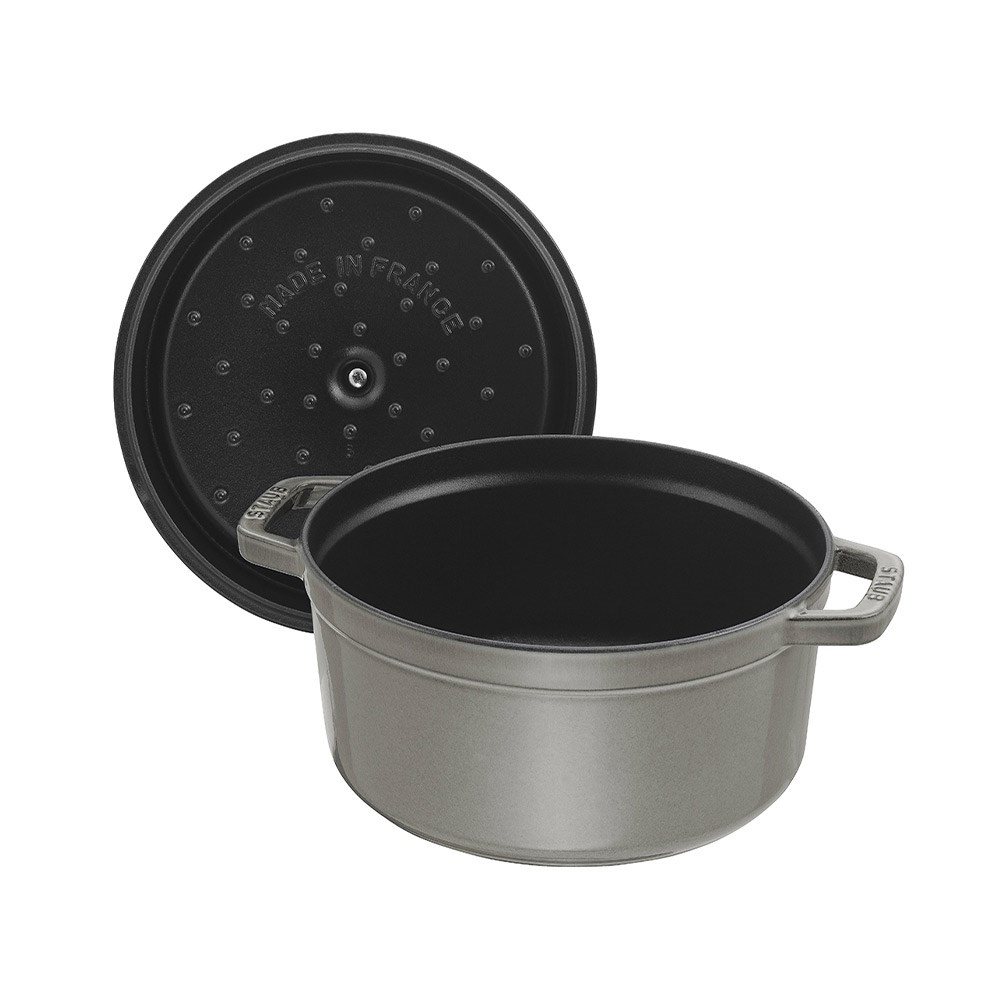 Staub Döküm Tencere Yuvarlak 28 cm Grafit GriStaub