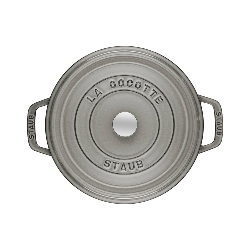 Staub Döküm Tencere Yuvarlak 28 cm Grafit GriStaub