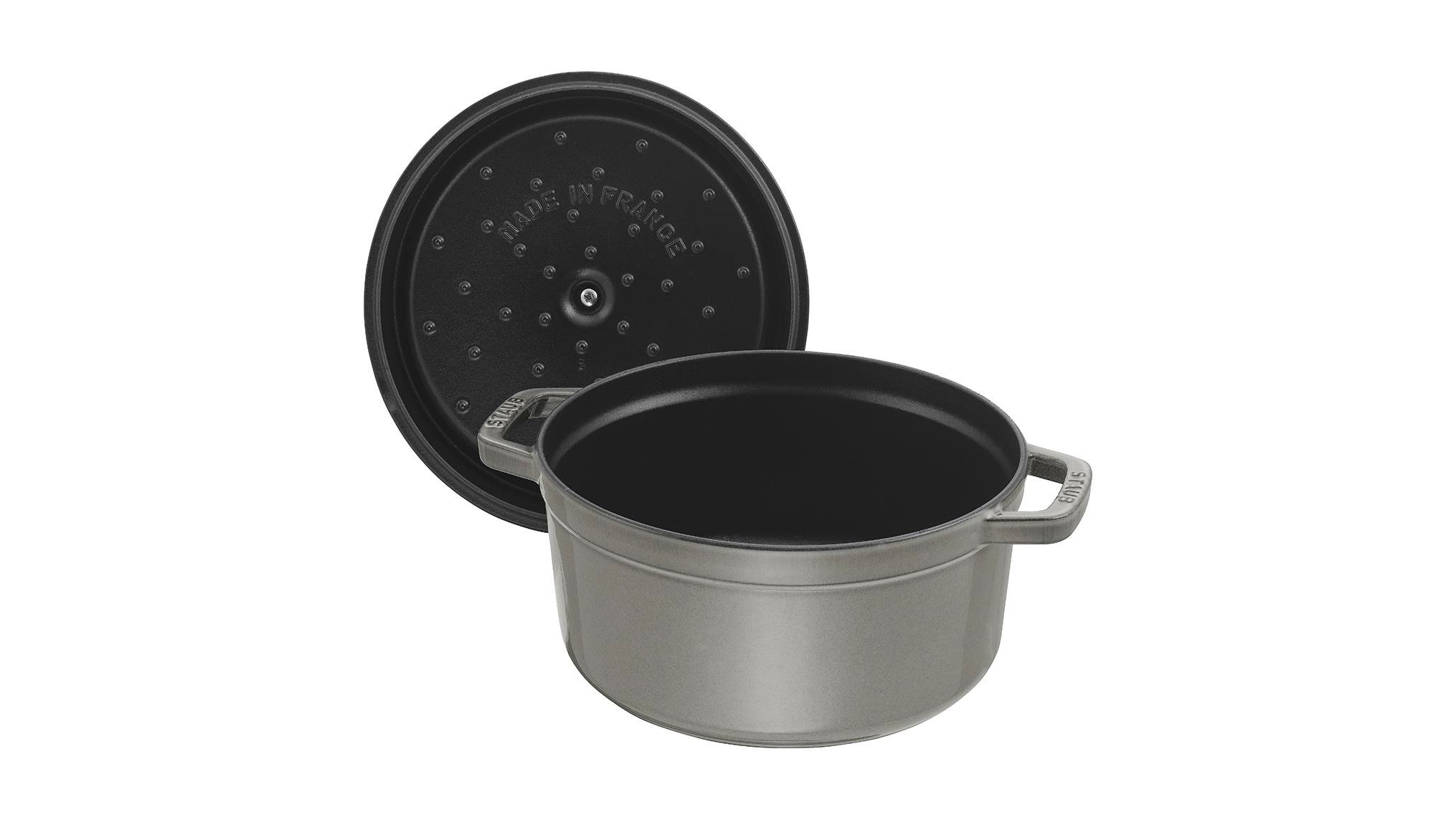Staub Döküm Tencere Yuvarlak 28 cm Grafit GriStaub