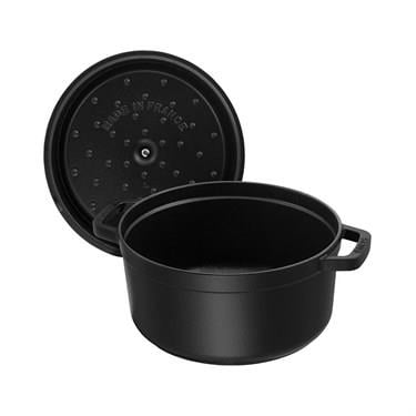 Staub Döküm Tencere Yuvarlak 28 cm SiyahStaub
