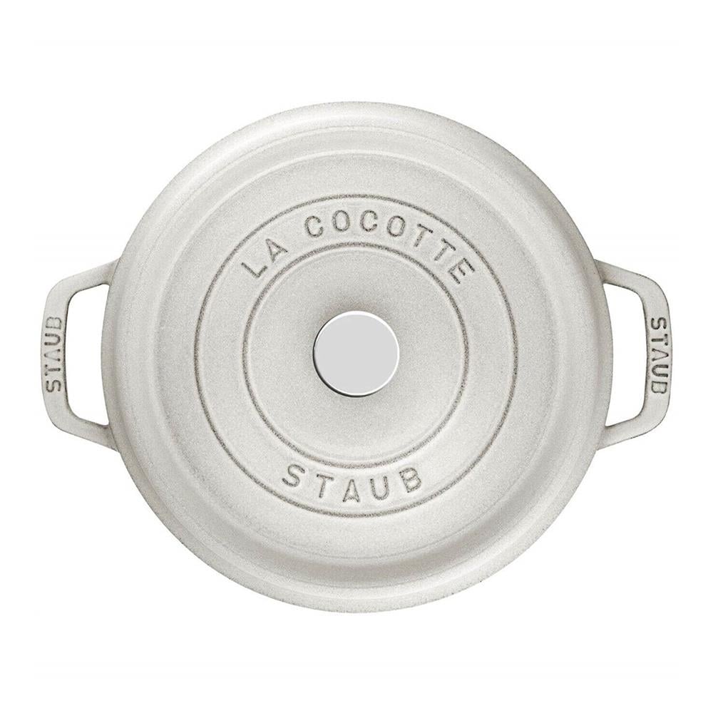 Staub Döküm Tencere Yuvarlak 28 cm Trüf BeyazıStaub
