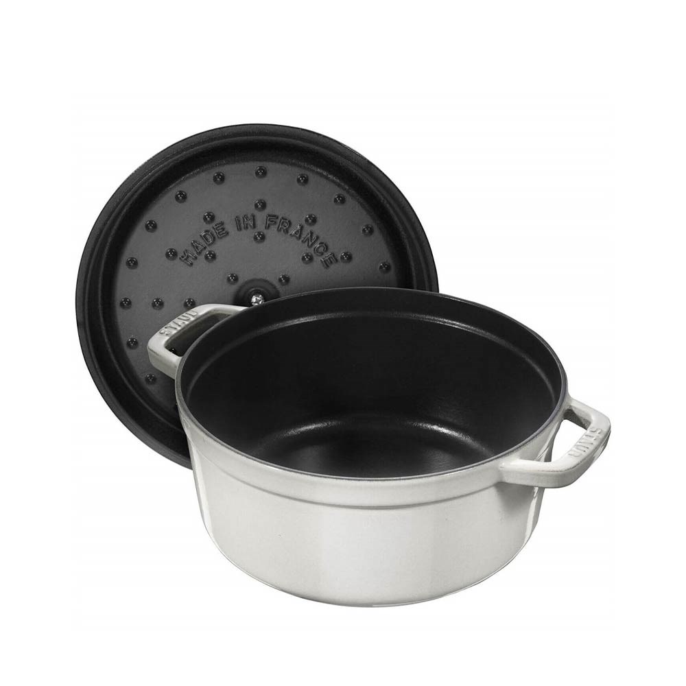 Staub Döküm Tencere Yuvarlak 28 cm Trüf BeyazıStaub