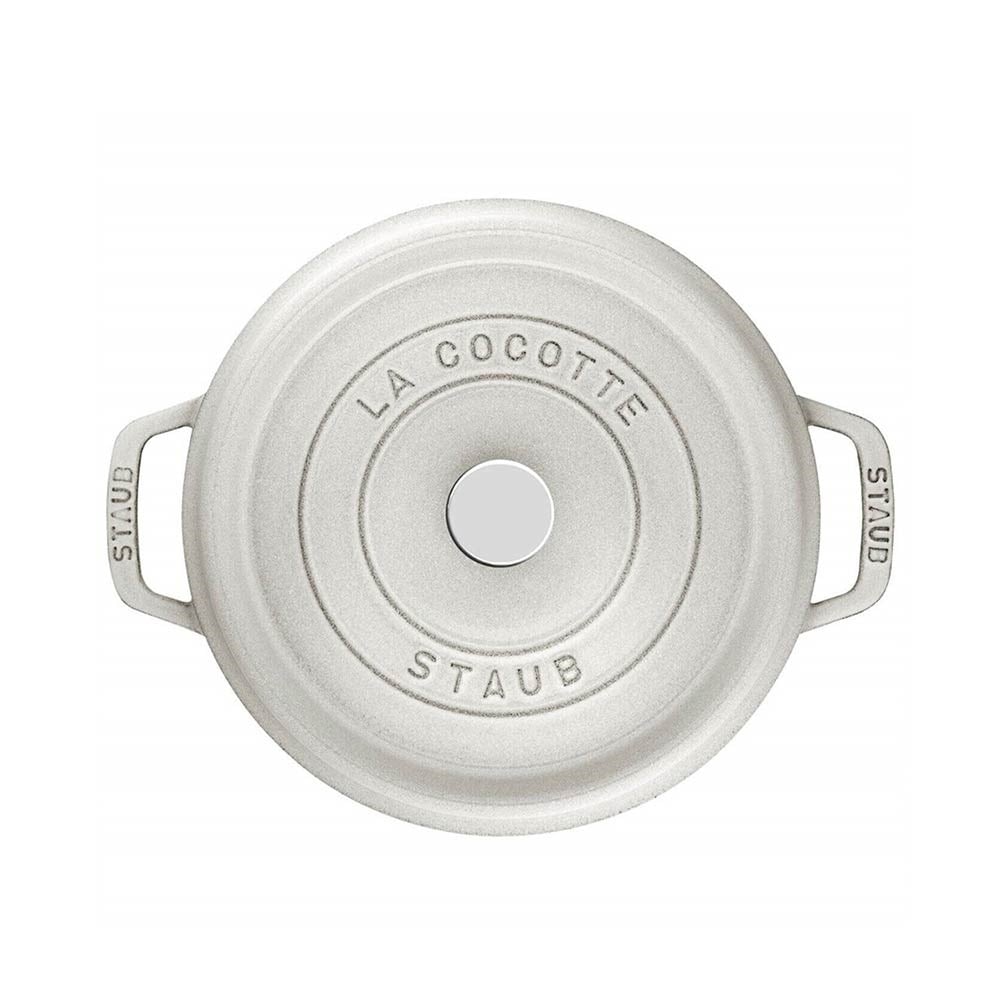 Staub Döküm Tencere Yuvarlak 28 cm Trüf BeyazıStaub