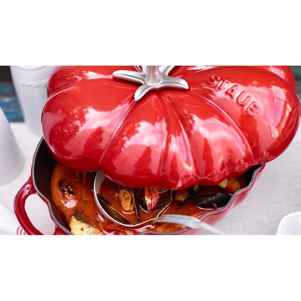 Staub Domates Döküm Tencere 25 cm KirazStaub