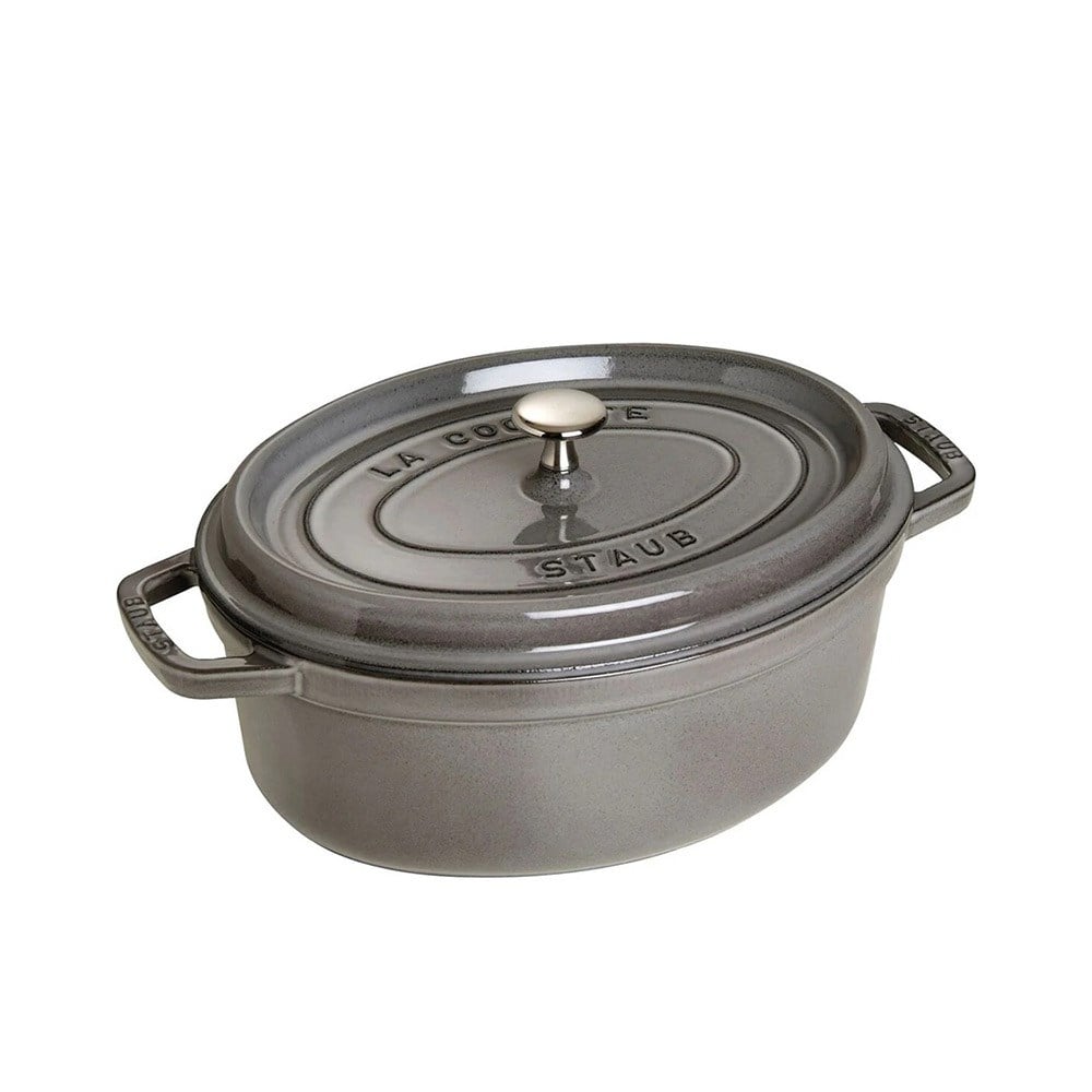Staub La Cocotte Döküm Tencere Oval 3,2 L Grafit GriStaub