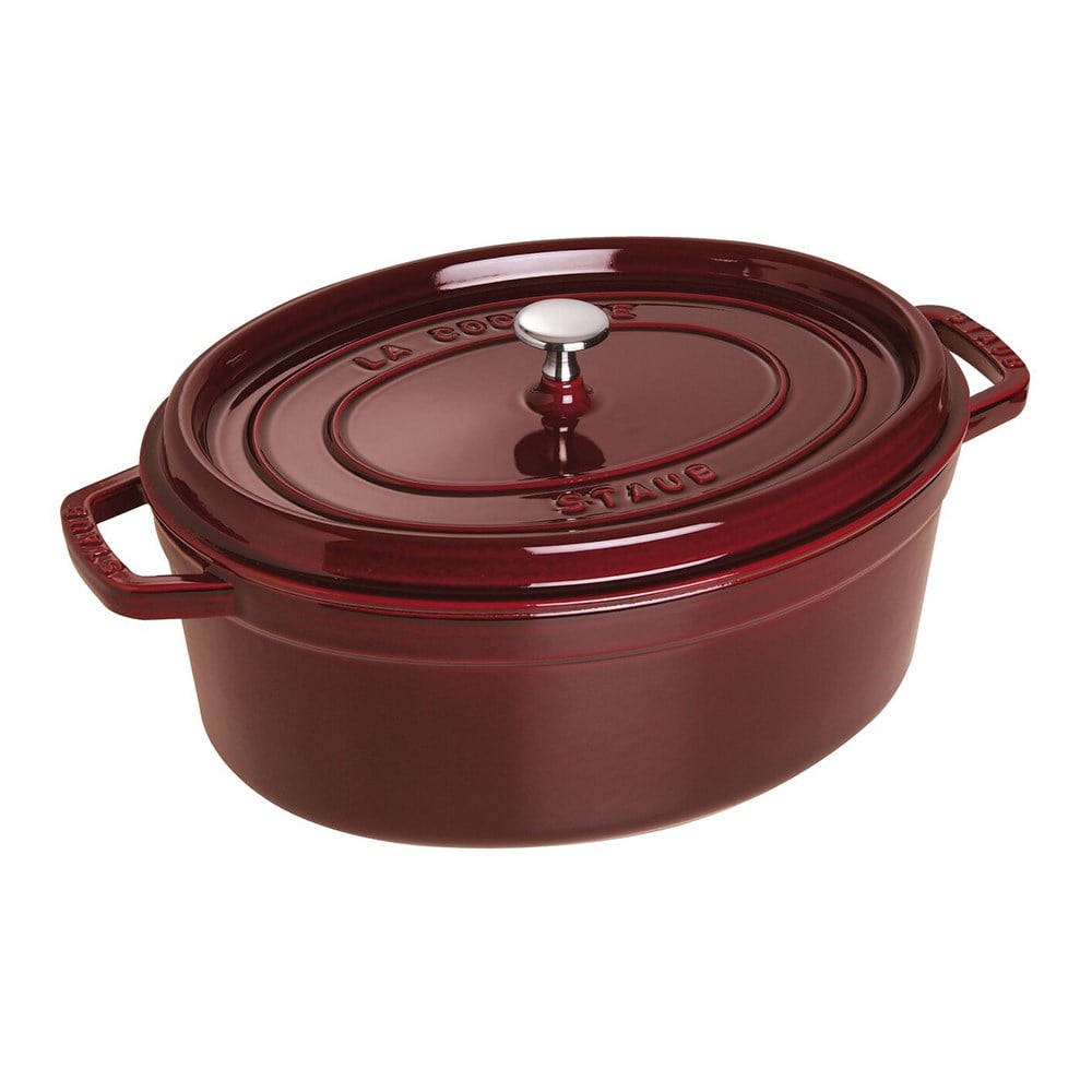Staub La Cocotte Döküm Tencere Oval 3,2 L BordoStaub
