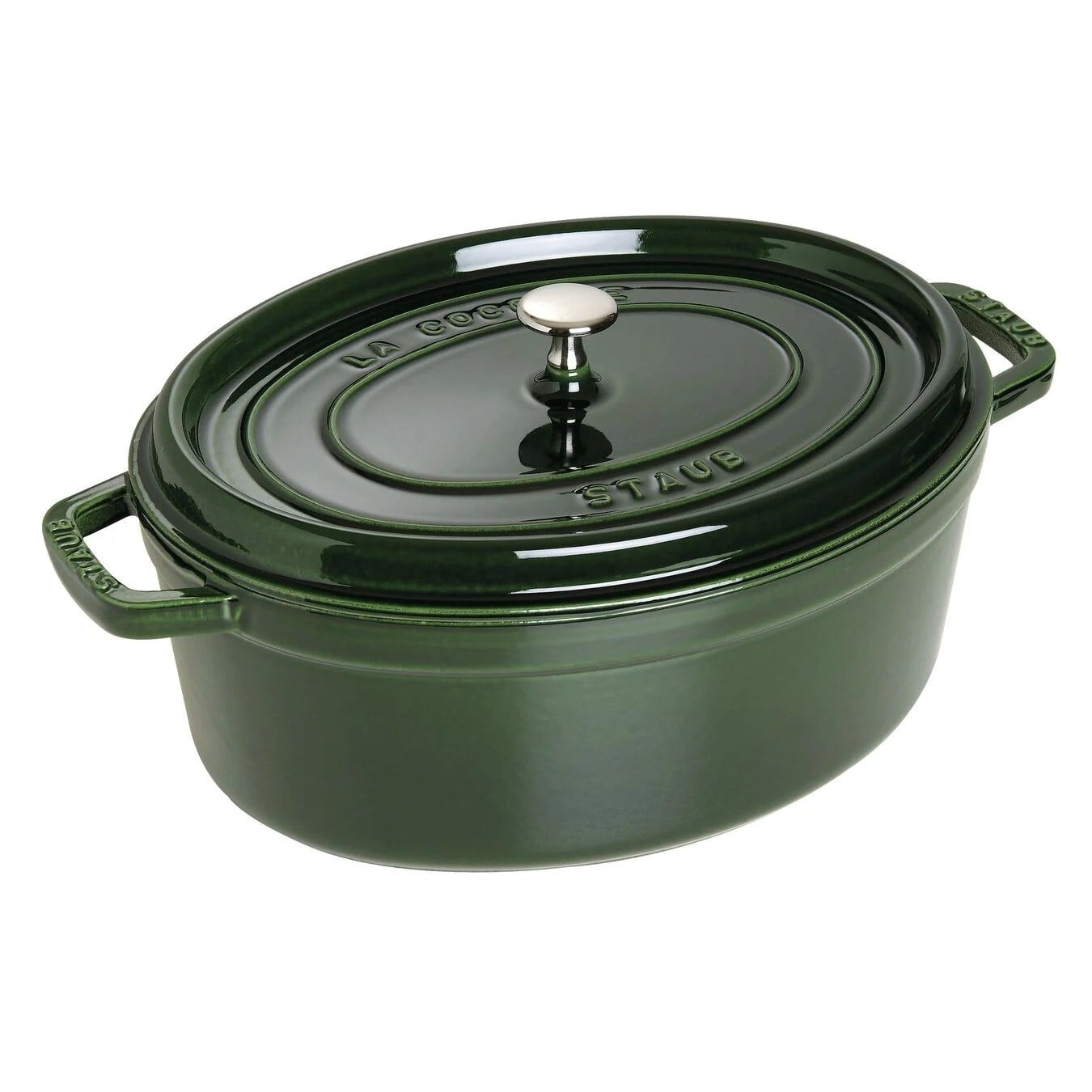 Staub La Cocotte Döküm Tencere Oval 5,5 L Fesleğen YeşiliStaub