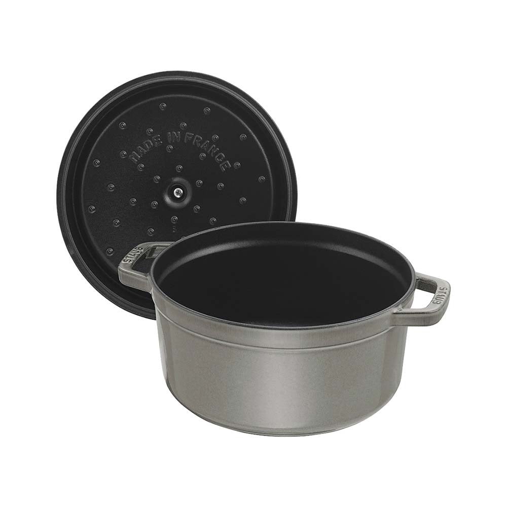 Staub La Cocotte Döküm Tencere Yuvarlak 26 cm Grafit GriStaub
