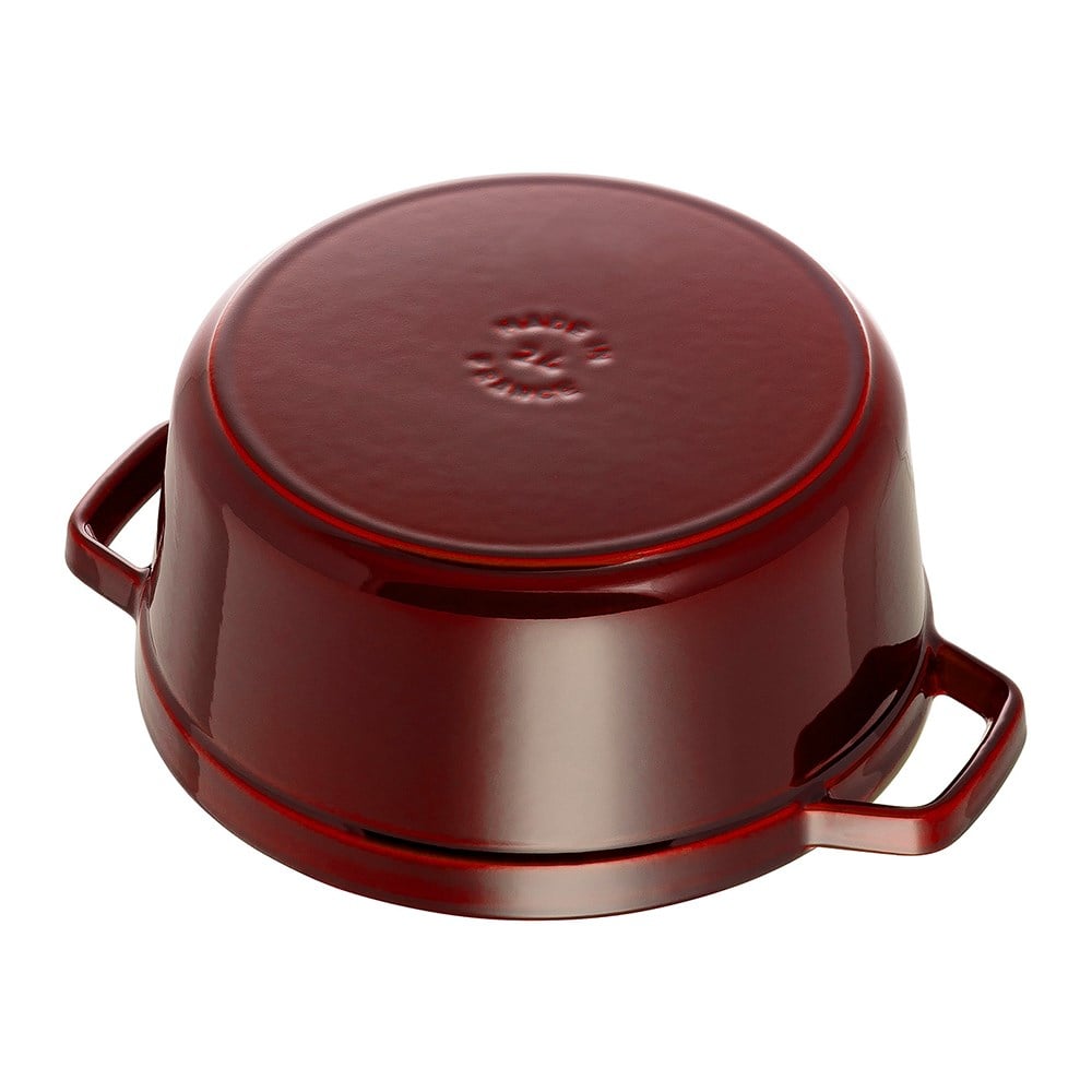 Staub La Cocotte Döküm Tencere Yuvarlak 28 cm BordoStaub