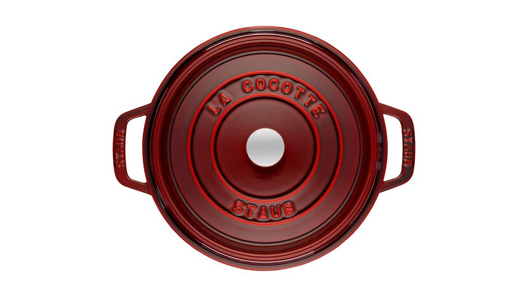 Staub La Cocotte Döküm Tencere Yuvarlak 28 cm BordoStaub
