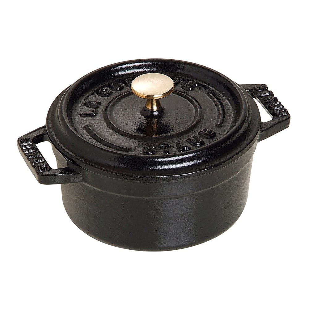 Staub La Cocotte Mini Döküm Tencere Yuvarlak 10 cm SiyahStaub