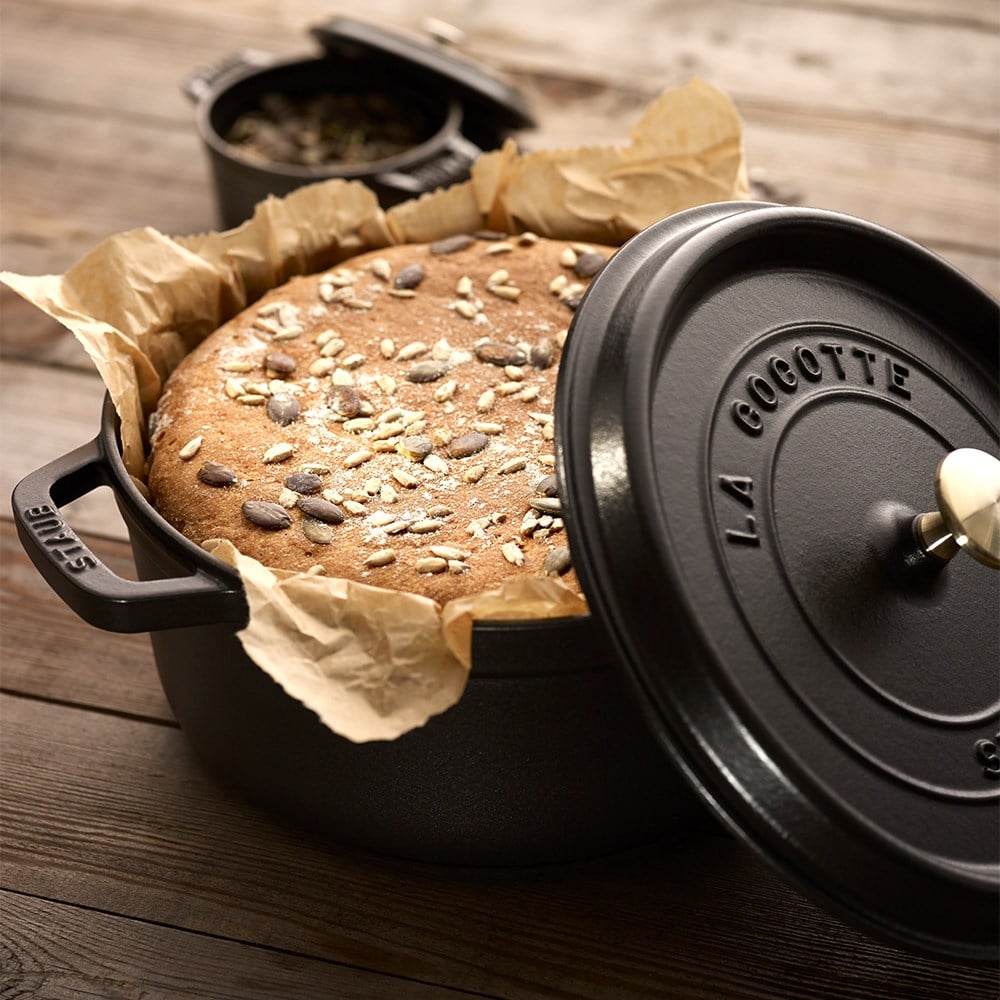 Staub La Cocotte Mini Döküm Tencere Yuvarlak 10 cm SiyahStaub
