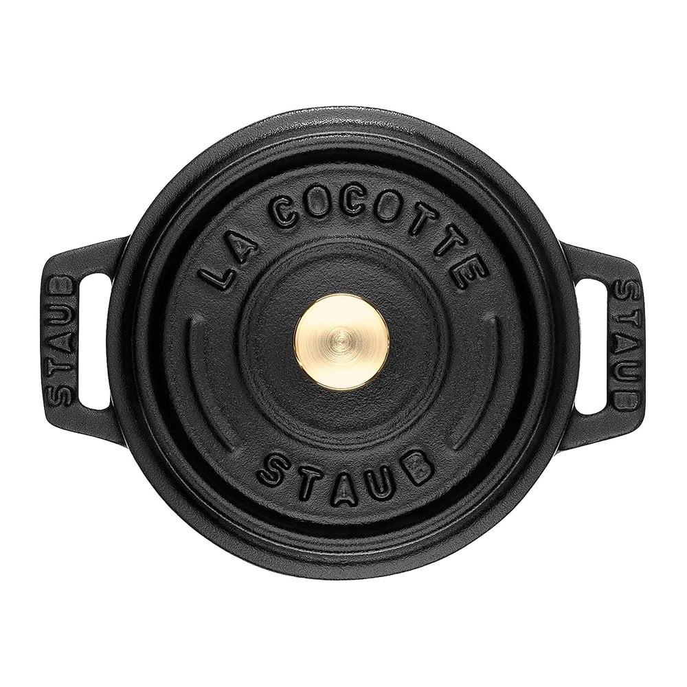 Staub La Cocotte Mini Döküm Tencere Yuvarlak 10 cm SiyahStaub