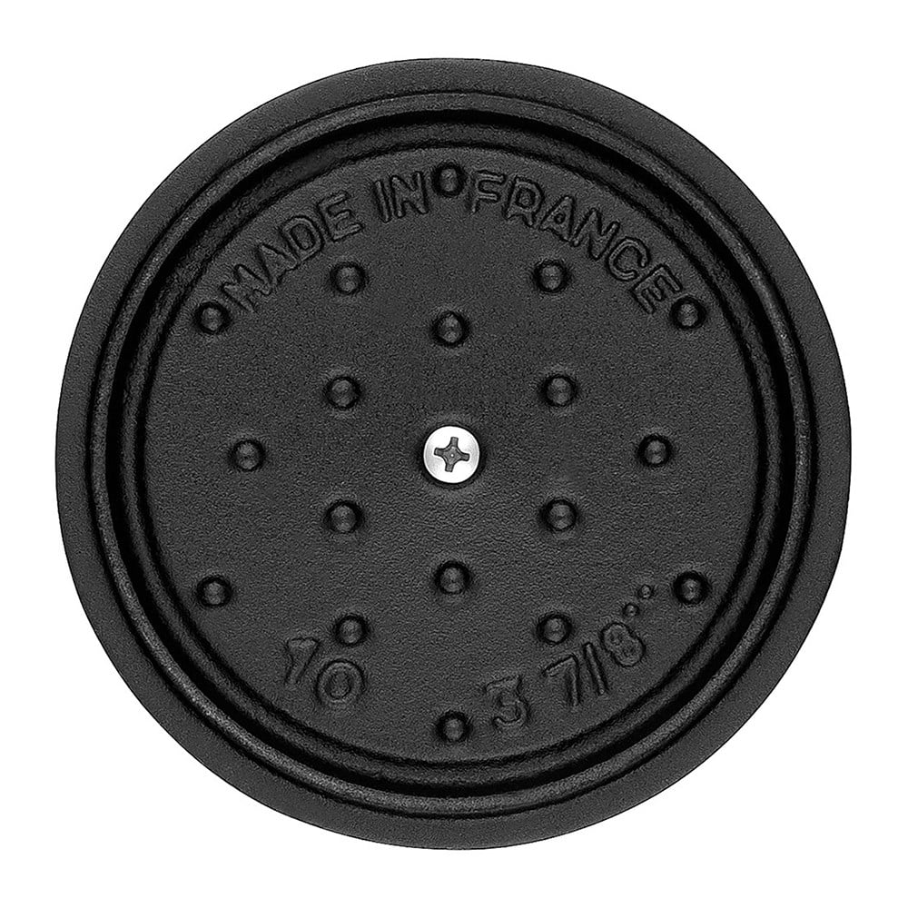 Staub La Cocotte Mini Döküm Tencere Yuvarlak 10 cm SiyahStaub