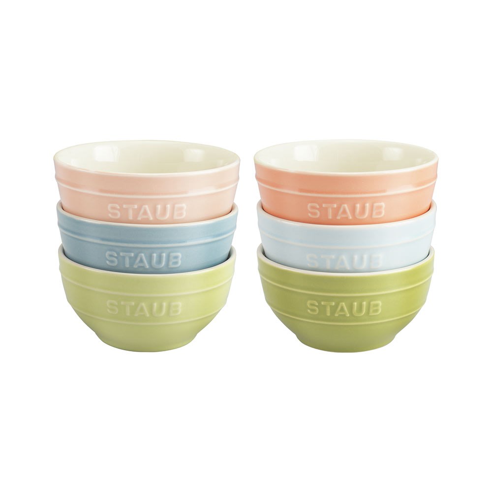 Staub Macaron Seramik Kase Seti 6'lı 12 cmStaub