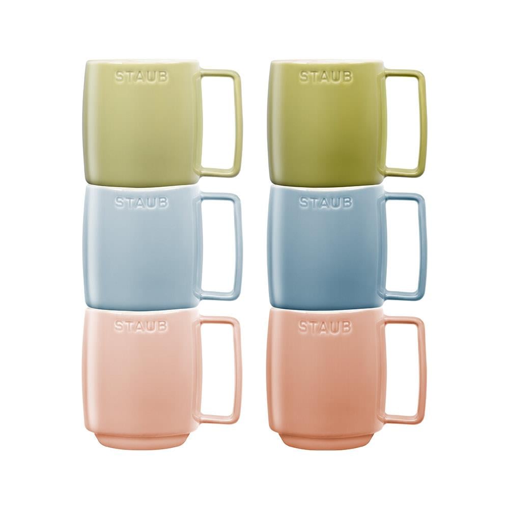 Staub Macaron Seramik Kupa 6'lı Set 350 mlStaub
