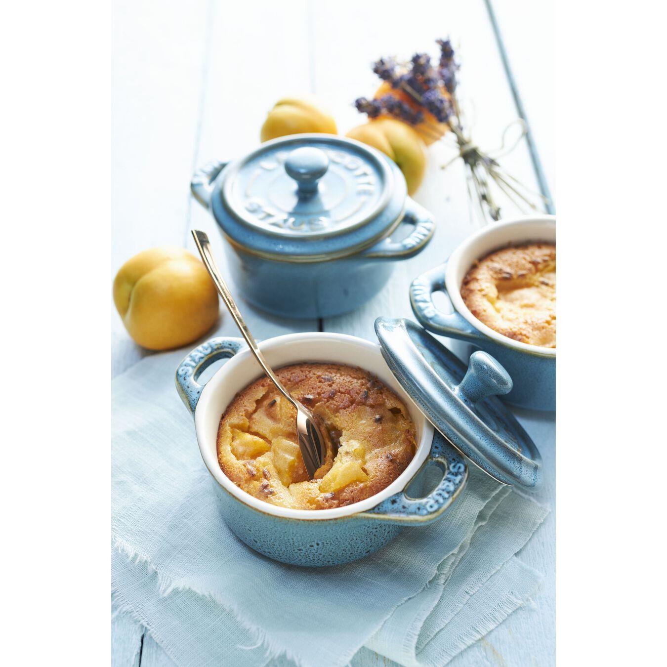 Staub Mini Cocotte Seramik Güveç Seti 4'lü Antik TurkuazStaub